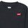 Textil Rapaz T-shirt framtill mangas compridas Levi's CHEST HIT ML Preto