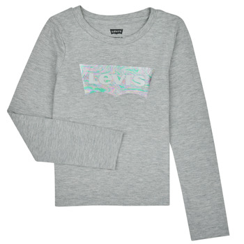 Textil Rapariga T-shirt mangas compridas Levi's LS BATWING TOP Cinza