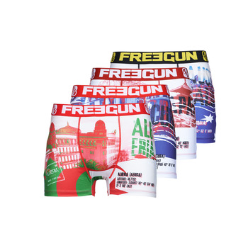 Roupa de interior Homem Boxer Freegun PRENIUM X4 Multicolor