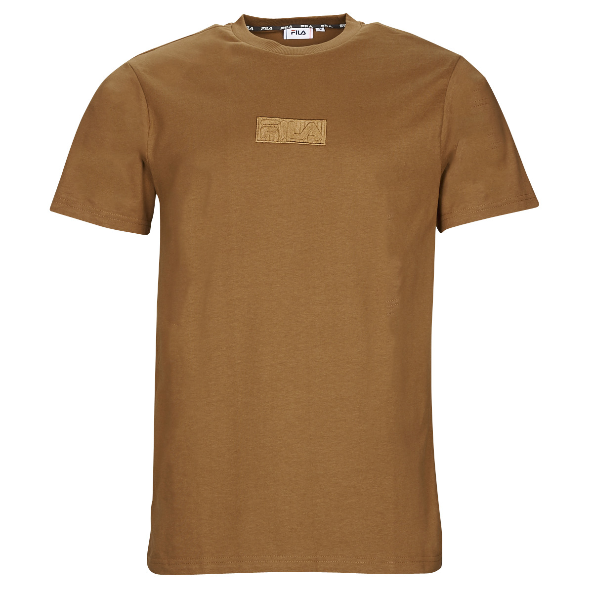 Textil Homem Fila Zale T-shirt à bandes Marine BELSH Camel