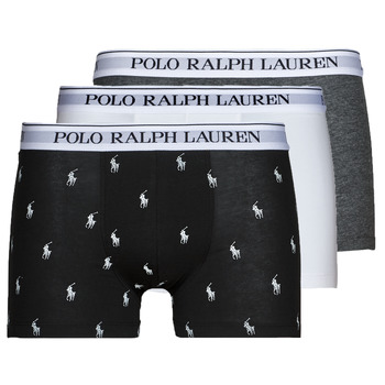 Roupa de interior Homem Boxer Polo Ralph Lauren CLASSIC TRUNK X3 Preto / Cinza / Branco
