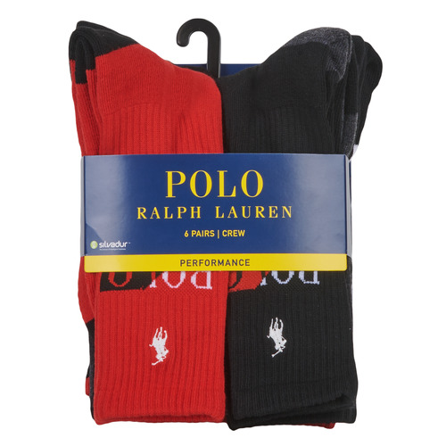 Roupa de interior Homem Meias de desporto Polo lighters Ralph Lauren SPORT X6 Multicolor