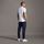 Textil Homem Calças Lyle & Scott ML720VOG SLIM SWEAT PANT-Z991 NAVY Azul