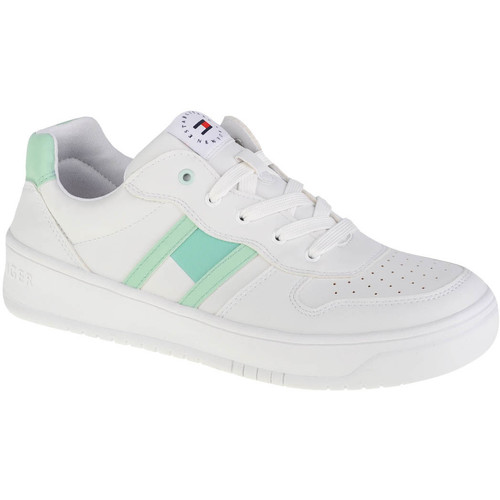 Sapatos Rapariga Sapatilhas Tommy Hilfiger Low Cut Lace-Up Sneaker Branco