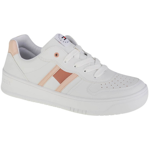Sapatos Rapariga Sapatilhas Tommy Hilfiger Low Cut Lace-Up Sneaker Branco