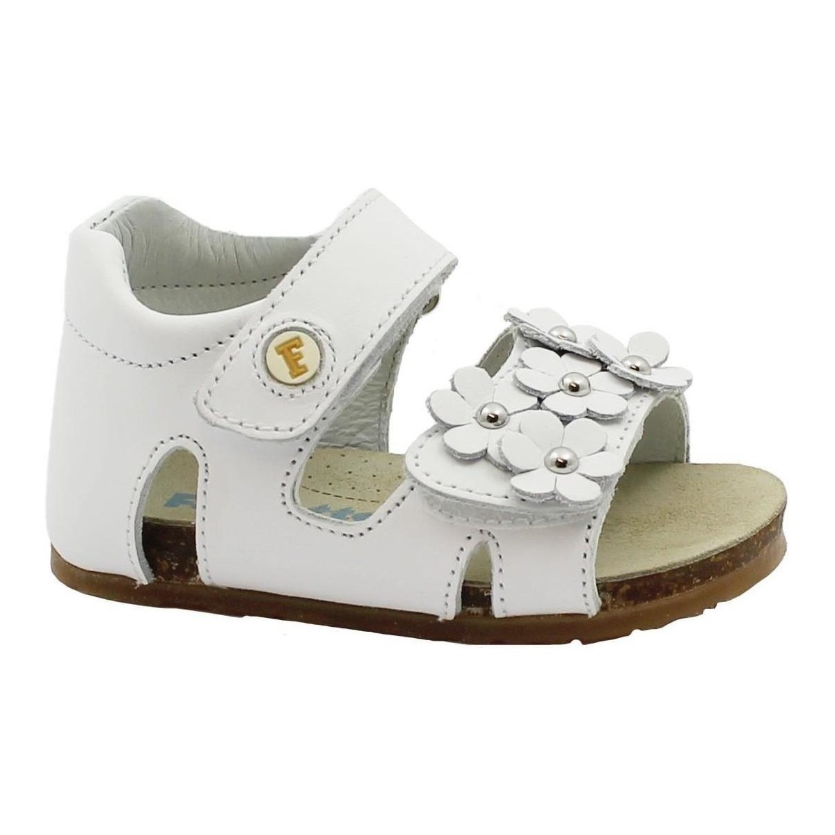 Sapatos Criança Sandálias Naturino FAL-E22-0880-WH Branco
