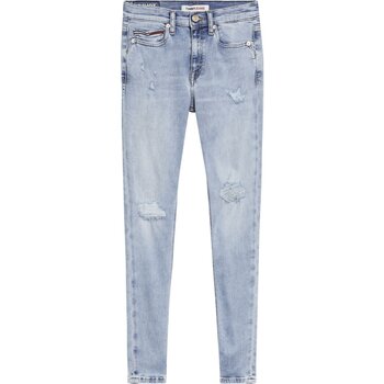 Textil Mulher Calças de ganga slim Tommy Twilight Jeans DW0DW12393 Azul