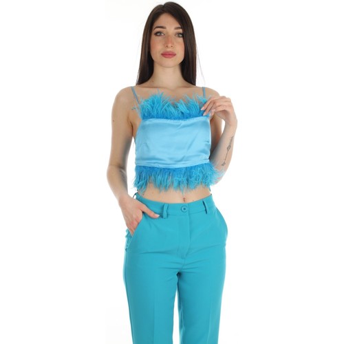 Textil Mulher Receba uma redução de Vicolo TY0226 Azul