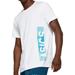 Textil Homem T-shirts e Pólos sneaker Asics  Branco