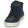 Sapatos Rapaz Sapatilhas de cano-alto Geox J GISLI BOY Preto / Azul