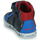 Sapatos Rapaz Sapatilhas de cano-alto Geox B KILWI BOY C Azul / Vermelho