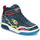 Sapatos Rapaz Sapatilhas de cano-alto Geox Le Coq Sportif A Azul / Vermelho