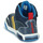Sapatos Rapaz Sapatilhas de cano-alto Geox Le Coq Sportif A Azul / Vermelho