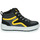 Sapatos Rapaz Sapatilhas de cano-alto Geox J WEEMBLE BOY B Preto / Cinza / Amarelo