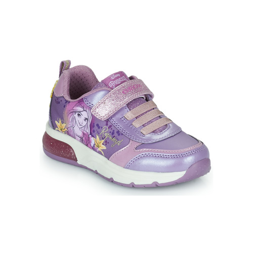 Sapatos Rapariga Sapatilhas Geox J SPACECLUB GIRL E Violeta