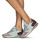 Sapatos Mulher Sapatilhas Philippe Model TROPEZ X LOW WOMAN Cinza / Rosa / Ameixa