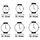 A palavra-passe deve conter pelo menos 5 caracteres Relógio Paco Rabanne Relógio feminino  81075 (Ø 23 mm) Multicolor