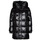 Textil Mulher Quispos Terry de Havilland HORIZONTAL QUILTED DOWN COAT WITH  ATTACHED HOOD Preto