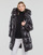 Textil Mulher Quispos Terry de Havilland HORIZONTAL QUILTED DOWN COAT WITH  ATTACHED HOOD Preto