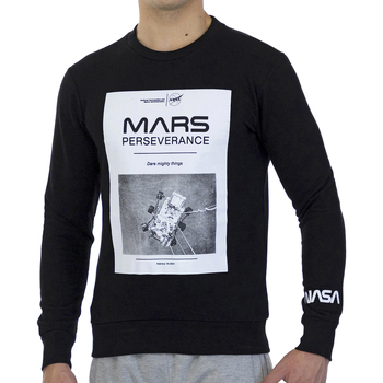 Textil Homem Sweats Nasa MARS03S-BLACK Preto