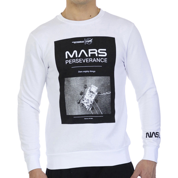 Textil Homem Sweats Nasa MARS03S-WHITE Branco