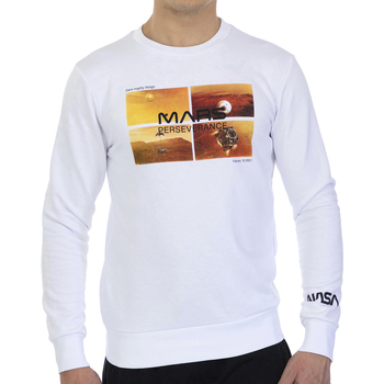Textil Homem Sweats Nasa MARS09S-WHITE Branco
