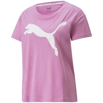 Textil Mulher T-Shirt mangas curtas Puma Rtg Logo Tee Rosa