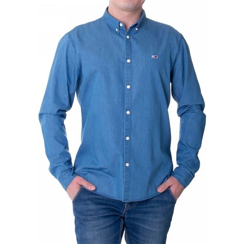 Textil Homem Camisas mangas comprida Tommy Hilfiger DM0DM06562447 Azul