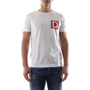 Textil Homem T-shirts e Pólos Dondup US198 JF0271T-CE4 000A Branco
