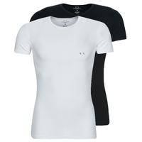 Textil Homem T-Shirt mangas T-shirt Armani bag Exchange 956005-CC282 Preto / Branco