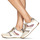 Sapatos Mulher Sapatilhas Geox D AIRELL Branco / Bege