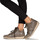 Sapatos Mulher Sapatilhas de cano-alto Geox D MYRIA Bege