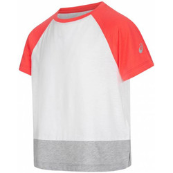 Textil Rapariga T-Shirt mangas curtas asics option  Branco
