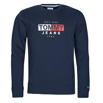 Textil Homem Sweats Tommy Jeans TJM ENTRY FLAG CREW Marinho