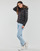 Textil Mulher Quispos Tommy Jeans TJW QUILTED TAPE HOODED JACKET Preto