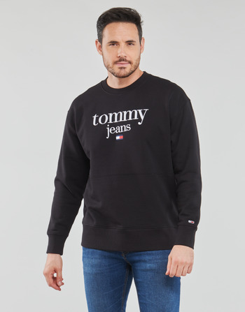Textil Homem Sweats Tommy Jeans TJM REG MODERN CORP LOGO CREW Preto