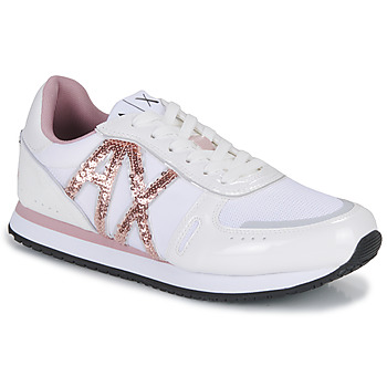 Sapatos Mulher Sapatilhas Armani Exchange XV592-XDX070 Branco / Rosa / Ouro