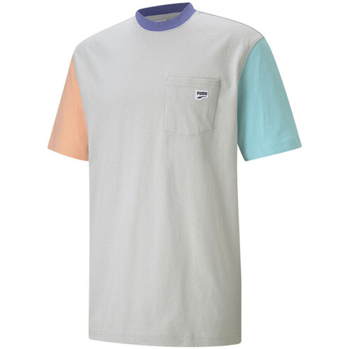 Textil Homem T-shirts e Pólos Puma  Cinza