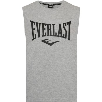 Textil Homem T-Shirt mangas curtas Everlast 185886 Cinza
