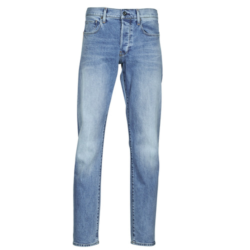 Textil Homem Calças Jeans Skinny-Jeans G-Star Raw 3301 Regular Tapered Azul