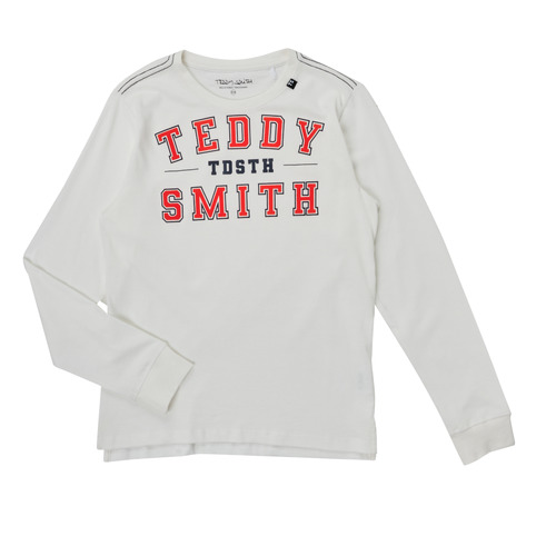 Textil Rapaz Polos mangas curta Teddy Smith T-PERDRO Branco