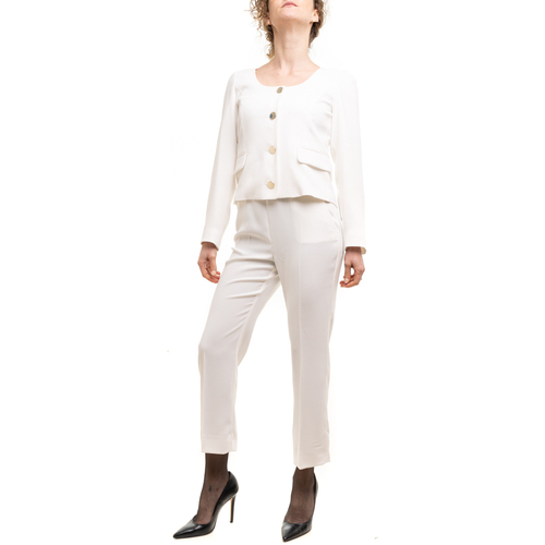 Textil Mulher Vestidos Consultar todas as roupas de senhor 50910124 Branco