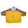 Textil Criança Corta vento K-Way LE VRAI 3.0 PETIT CLAUDE Amarelo