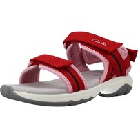 Sapatos Rapariga Sandálias desportivas Clarks EXPO SEA K Vermelho