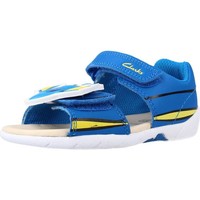 Sapatos Rapaz Sandálias Clarks ZORA NEM0 T Azul