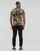 Textil Homem T-Shirt mangas curtas Versace Jeans Couture 73GAH6S0-G89 Preto / Branco / Amarelo