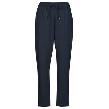 Textil Mulher Calças finas / Sarouels Tommy Hilfiger KNITTED TAPERED PULL ON PANT Marinho