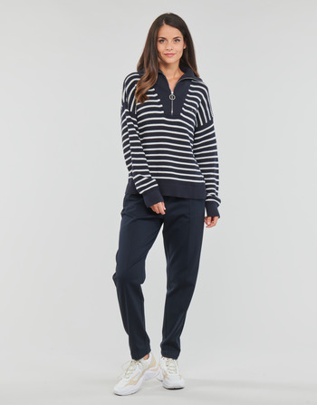 Textil Mulher Calças finas / Sarouels Tommy Hilfiger KNITTED TAPERED PULL ON PANT Marinho