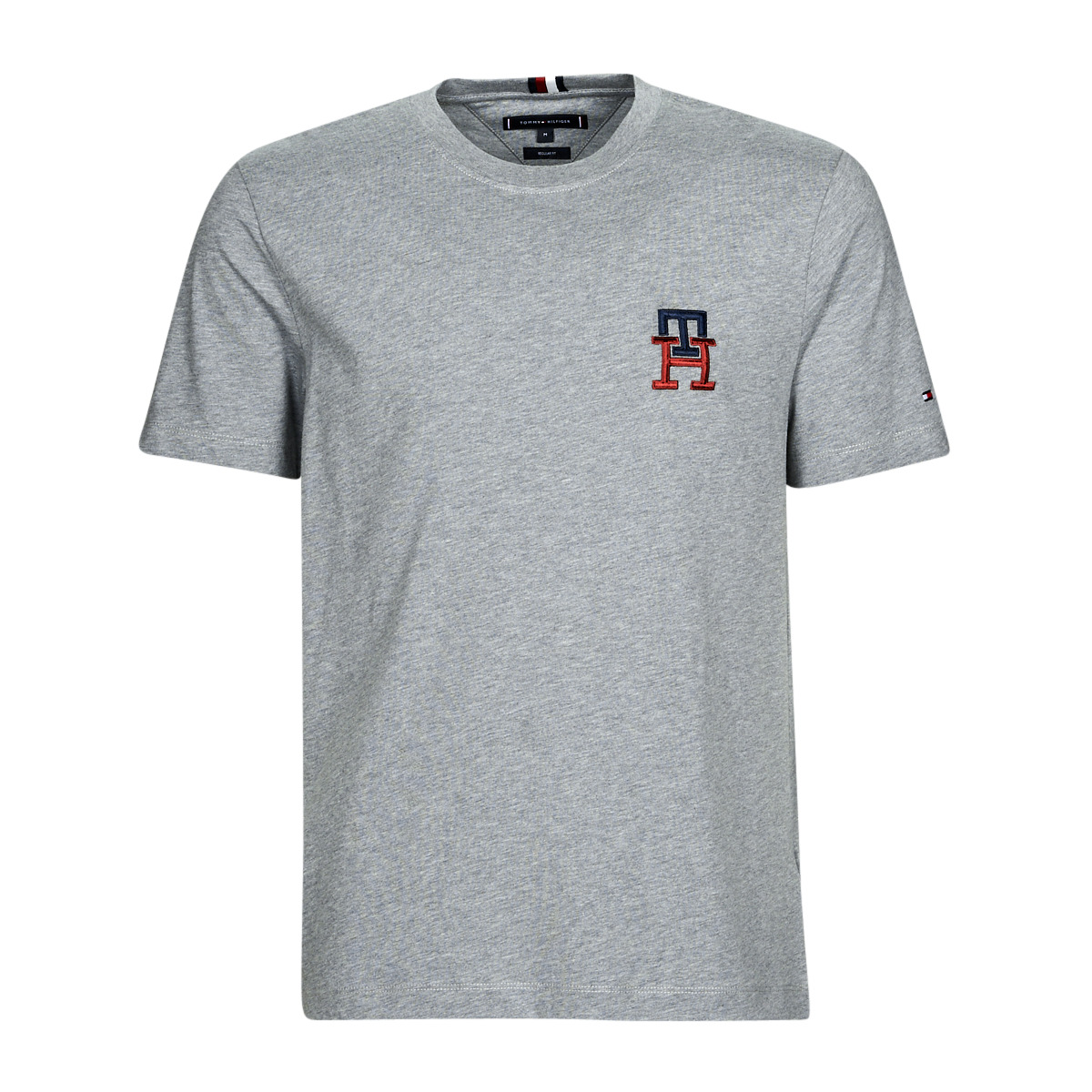 Textil Homem T-Shirt low curtas Tommy Hilfiger ESSENTIAL MONOGRAM TEE Cinza