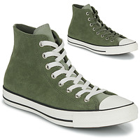 Sapatos Homem Sapatilhas de cano-alto Converse Chuck Taylor All Star Earthy Suede Verde